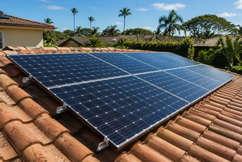 Installation de panneaux solaires à Calan